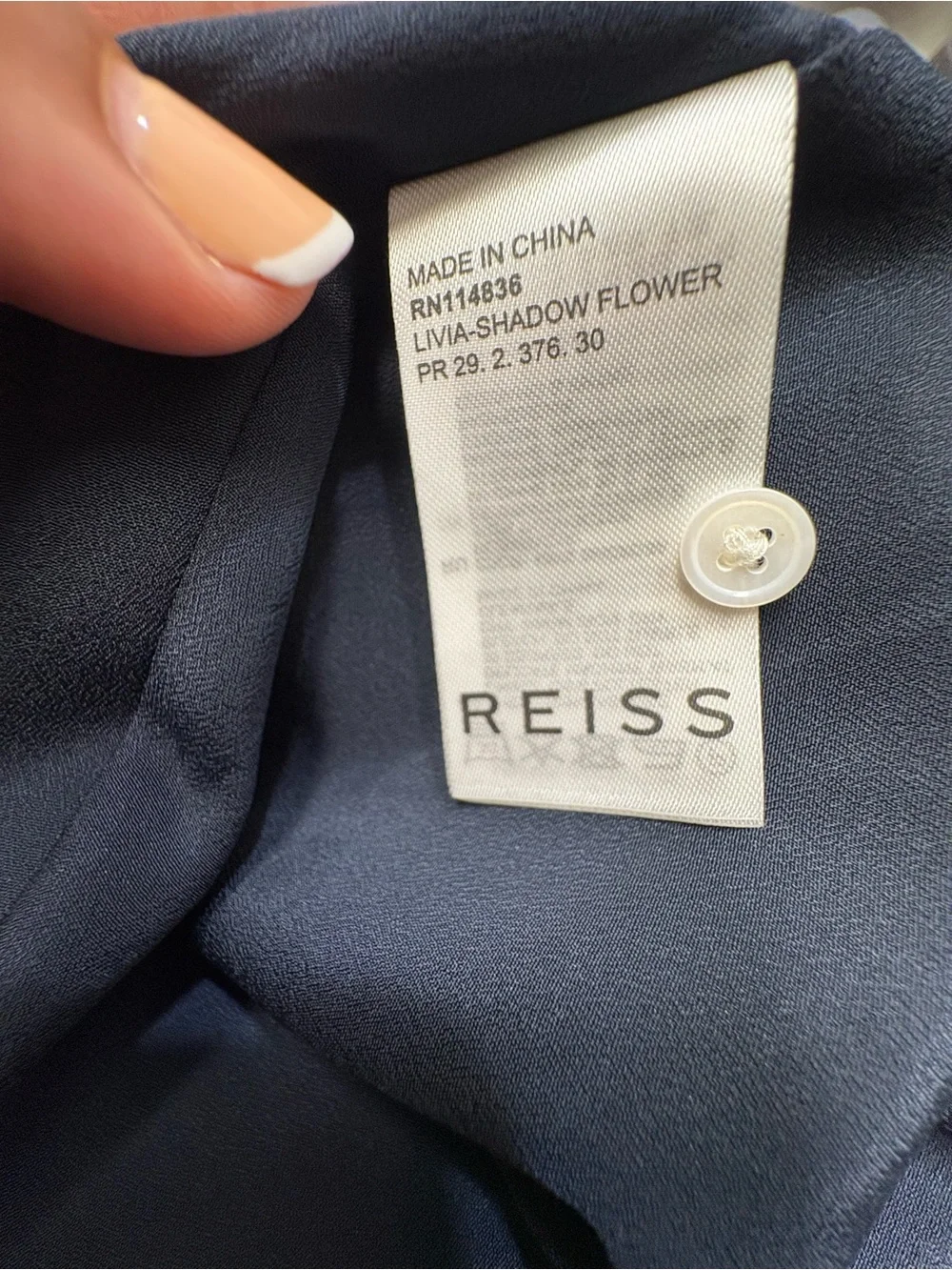 REISS Livia-shadow flowers dress - Picture 10 of 11